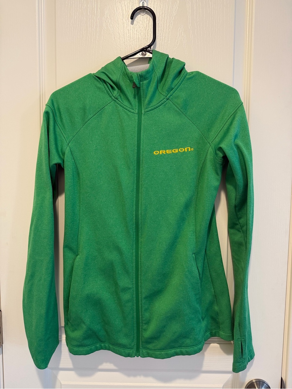 Columbia Green Full-Zip Hooded Jacket Oregon Ducks